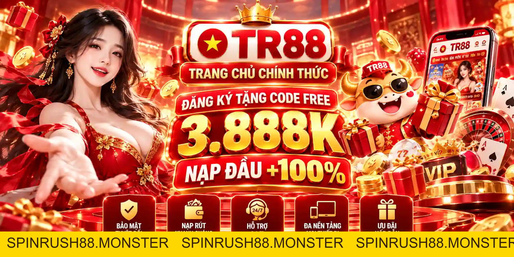 TR88 ✔️ Trang Chủ TR88.COM Link Đăng Nhập/Đăng Ký Tháng 10/2026 - spinrush88