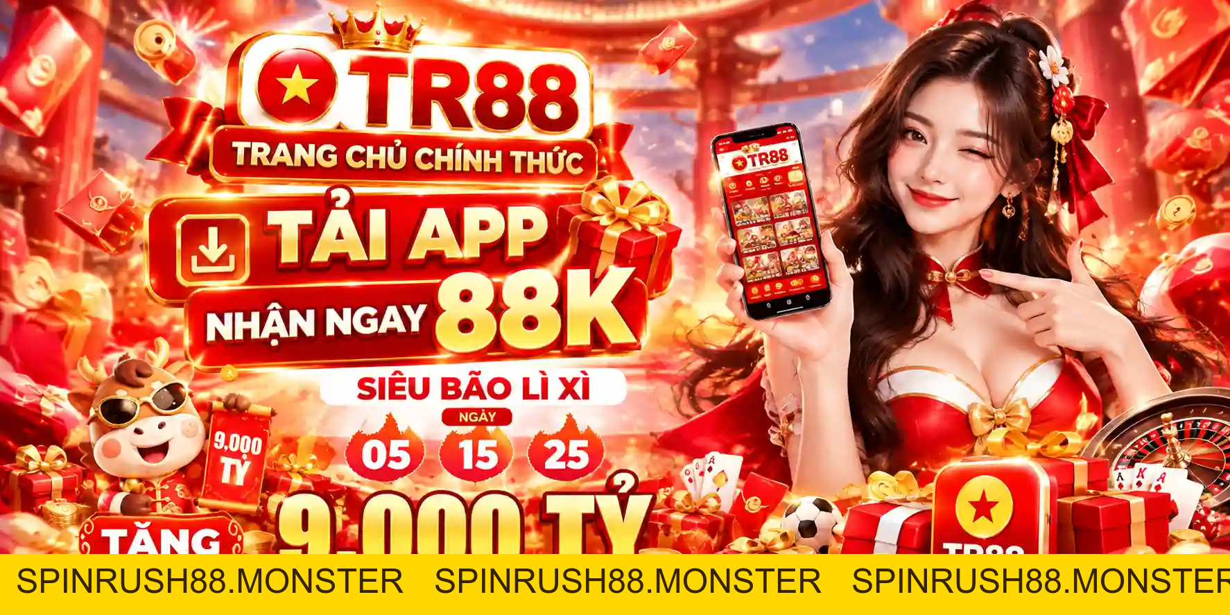 TR88 ✔️ Trang Chủ TR88.COM Link Đăng Nhập/Đăng Ký Tháng 10/2026 - spinrush88